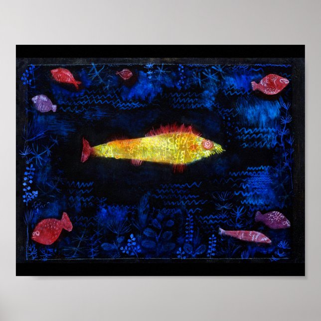 Poster O Peixe Goldfish, Paul Klee (Frente)