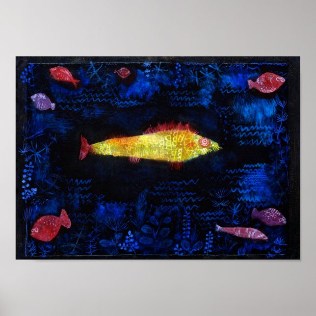 Poster O Peixe Goldfish, Paul Klee (Frente)