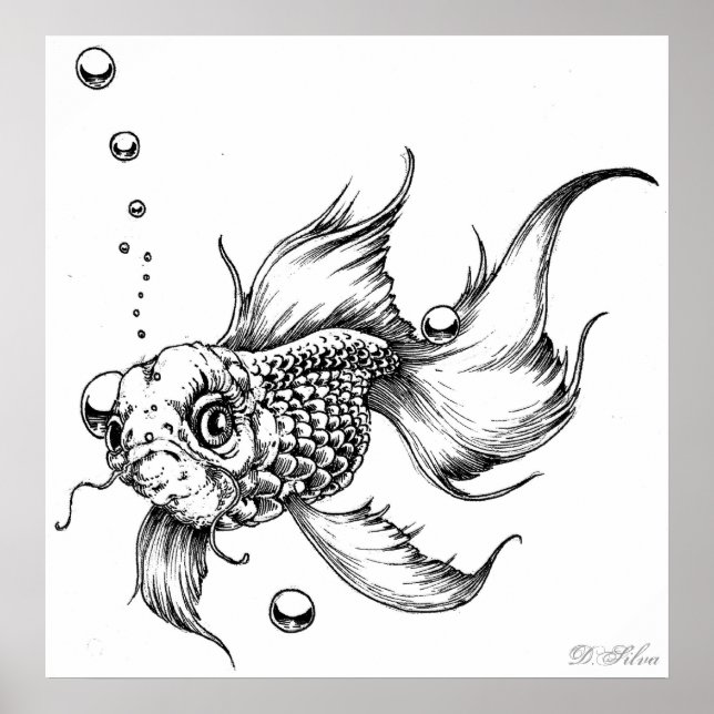 Póster O Peixe que Luta (Frente)