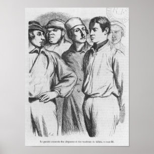 Póster O pelotão arrogante de applauders contratados