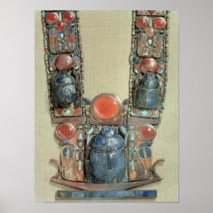 Póster O pendente do rei sob a forma de uma exibição do