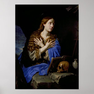 Poster O penitente Magdalene, 1657