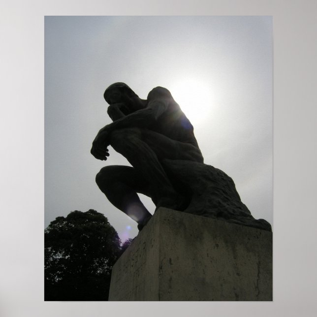 Póster O Pensador (Frente)