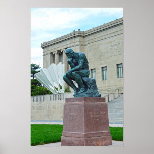 Póster O pensador e o Shuttlecock, Kansas City, MO