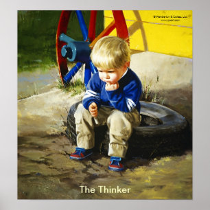 Póster O Pensador (Sem Fronteiras)