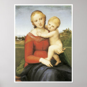 Póster O Pequeno Cupão Madonna, c. 1505