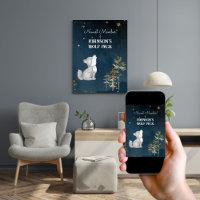 O pequeno lobo temido pelo bebê berçário decor