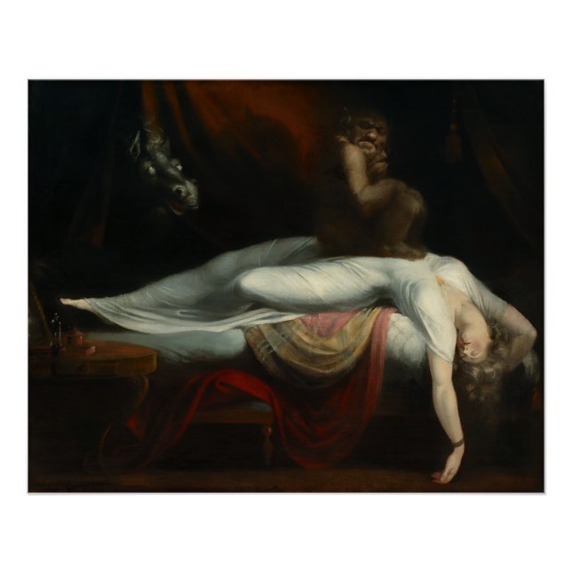 Póster O Pesadelo da Pintura Henry Fuseli (Frente)