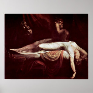 Póster O pesadelo por Henry Fuseli