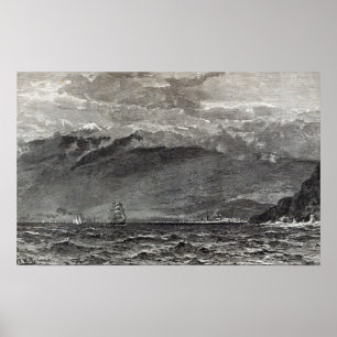 Póster O pico de Teneriffe, Sante Cruz