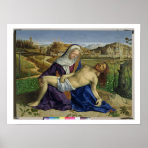 Poster O Pieta, c.1505 (óleo no painel) (restor 1996 do