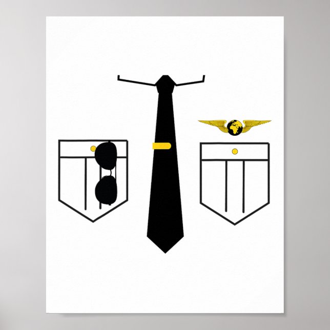 Poster O Piloto Uniform Halloween Costume (Frente)