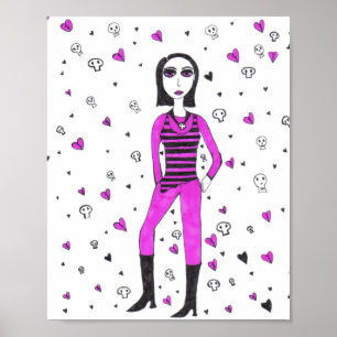 Póster O pintinho do punk