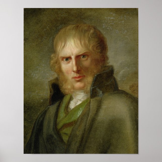 Poster O Pintor Caspar David Friedrich (Frente)