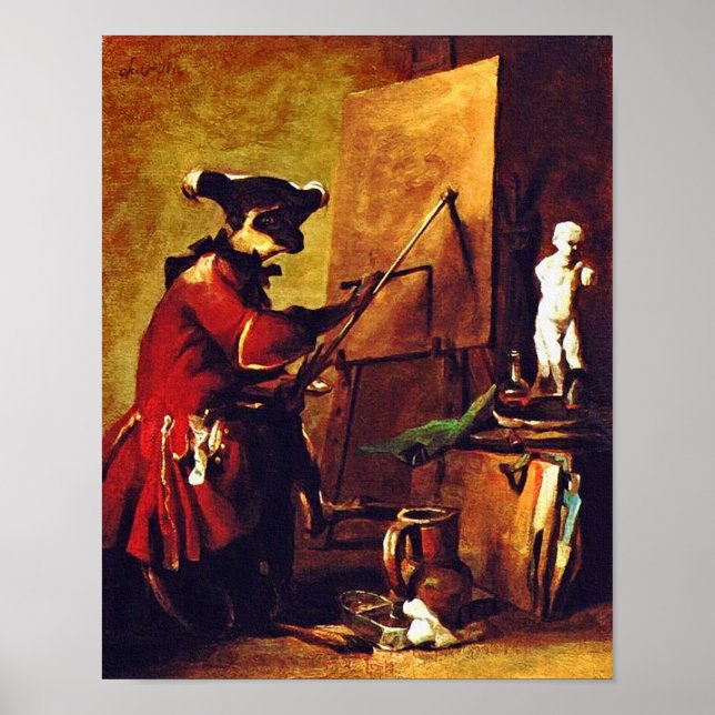 Póster O Pintor Macaco (Frente)