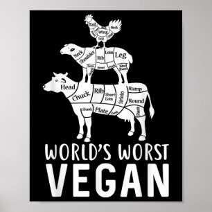 Poster O pior Vegan dos mundos