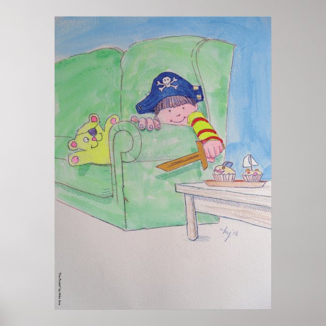 Póster O pirata! (Frente)