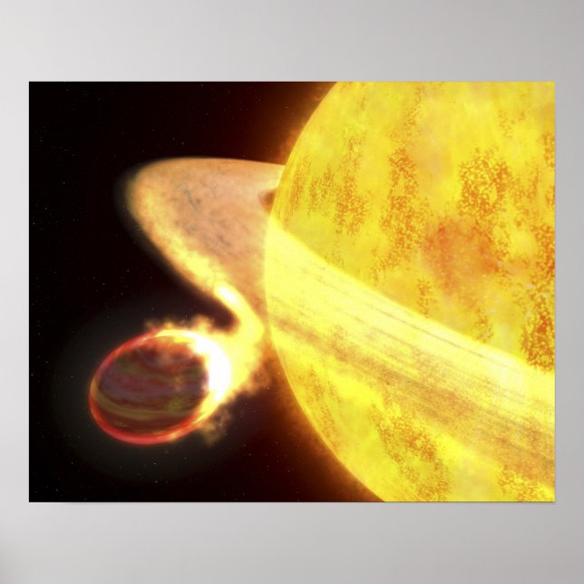 Póster O planeta mais quente da Via Látea (Frente)