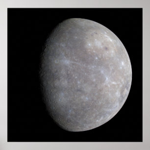 Poster O planeta Mercury tomado pelo mensageiro da ponta