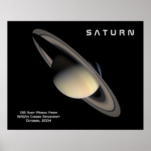 Poster O planeta Saturn