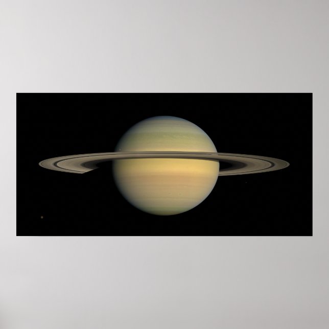 Póster O planeta Saturno durante o Equinócio (Frente)