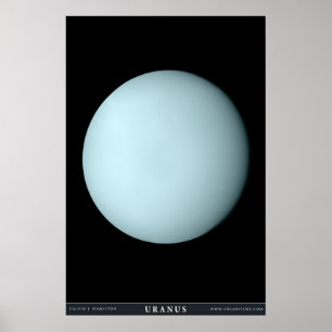 Póster O planeta Uranus