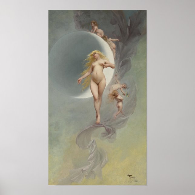 Poster O planeta Vênus de Luis Ricardo Falero (Frente)