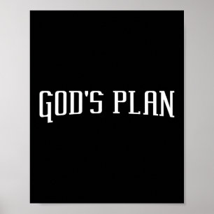 Poster O Plano de Deus Jesus Fé