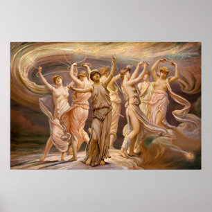 Póster O Pleiades por Elihu Vedder, 1885