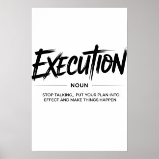 Poster O Poder da Execução