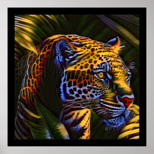 Poster O Poderoso Jaguar Um Predador Da Selva