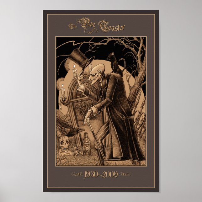 Póster O Poe Toaster (Frente)