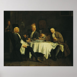 Póster O poeta Alexis Piron na mesa