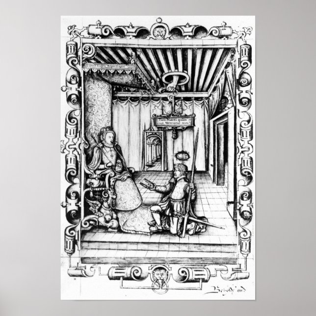 Póster O poeta George Gascoigne (Frente)