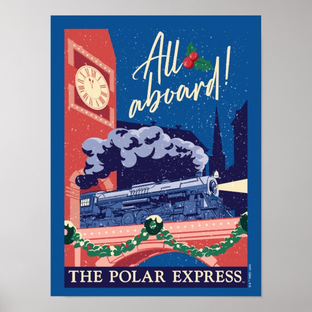 Poster O Polar Express - Tudo A Bordo! (Frente)