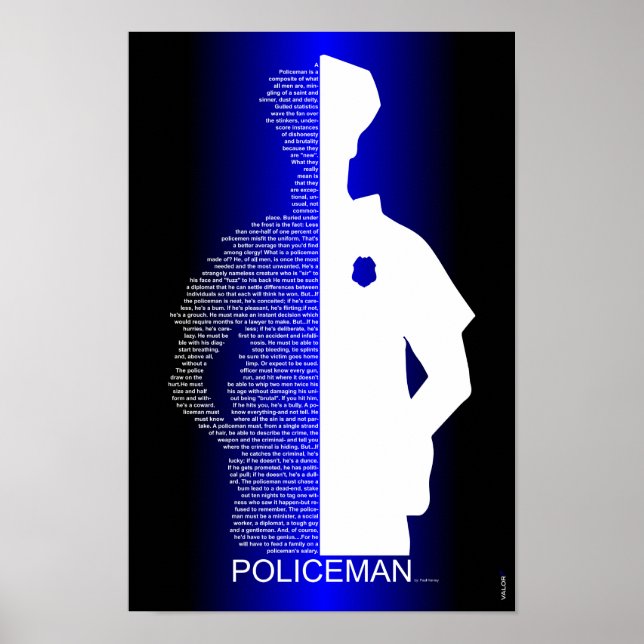 Póster O policial (Frente)