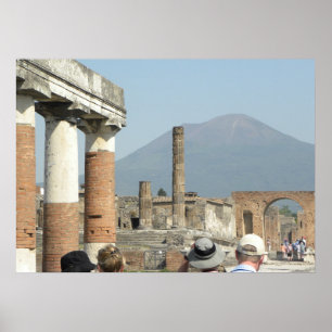 Poster O Pompeii-Vesúvio