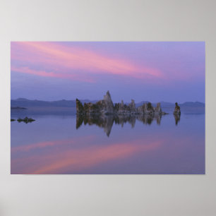 Poster O pôr do sol em Mono Lake, CA.