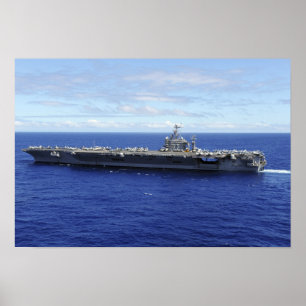 Poster O porta-aviões USS Abraham Lincoln
