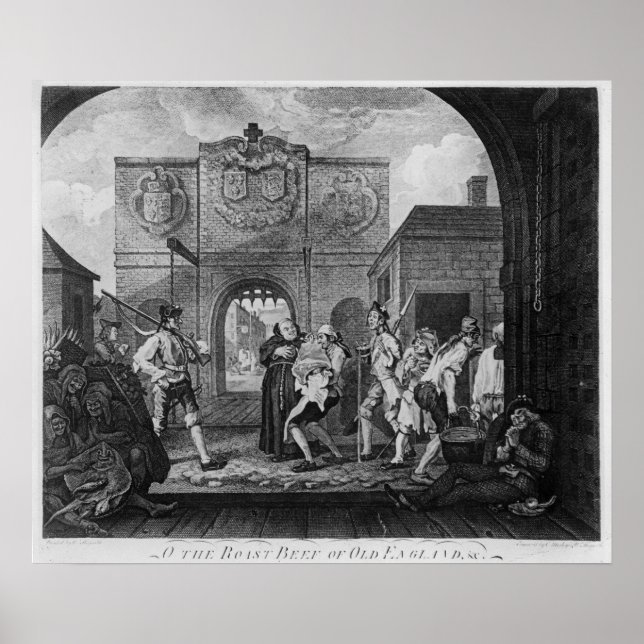 Póster O Portão de Calais, ou O Carne Mata (Frente)