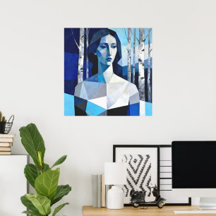 Poster O Porte de “Caelith” – Um Retrato Abstrato