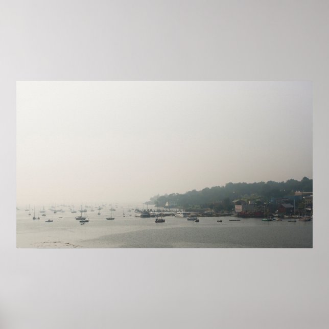 Póster O porto de Belfast, Maine (Frente)