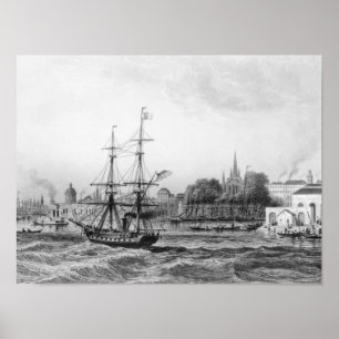 Póster O porto de Nova Orleães