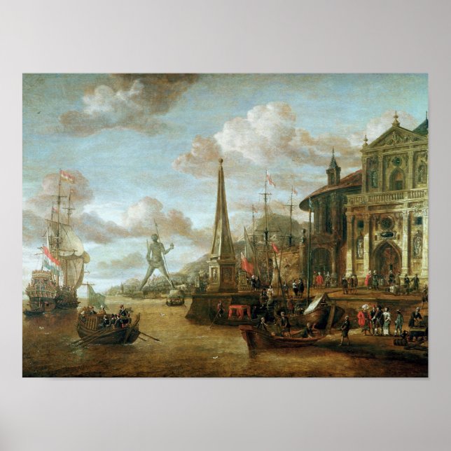 Poster O Porto de Rodes (Frente)