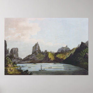 Póster O porto de Taloo na ilha de Eimeo