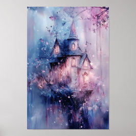 Poster o pôster do castelo das fadas