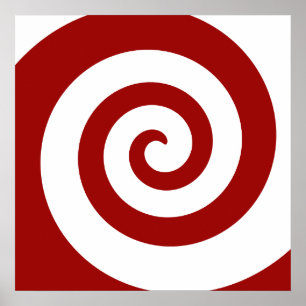 Póster O poster, espiral de Hypno, muda o tamanho,