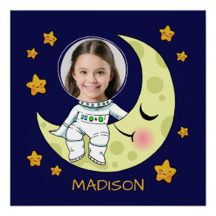 Póster O poster personalizado de Astronauta FOTO