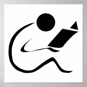 Póster O Poster-Read, lido, leu