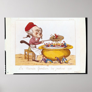 Póster O pote Purifying do Jacobins, 1793
